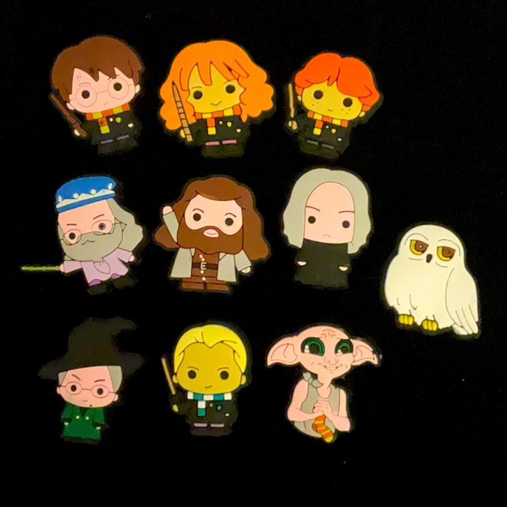 10pc Harry Potter Croc Charms